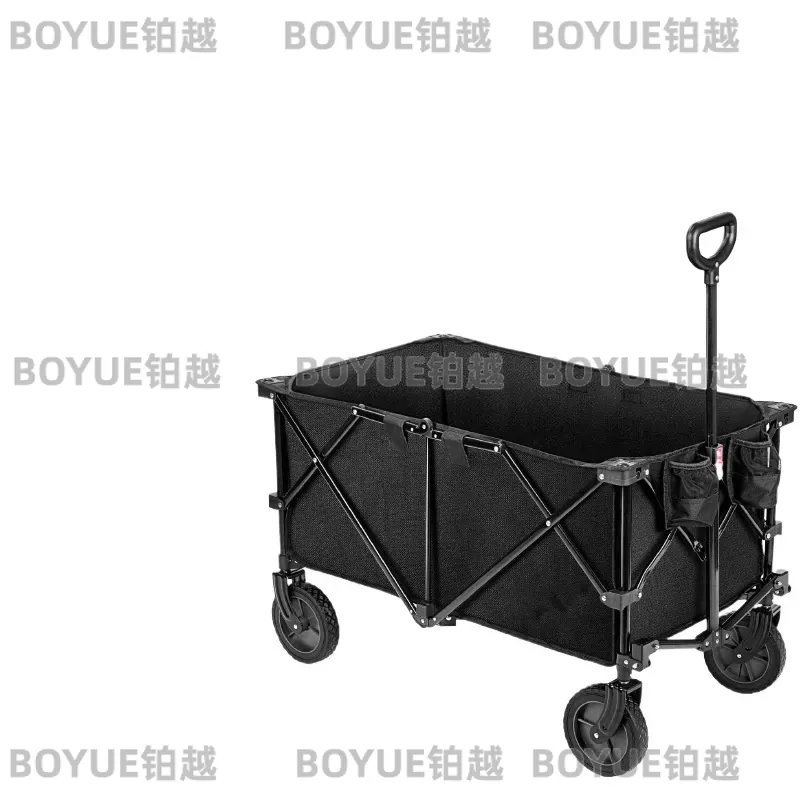 Outdoor Camping Trailer - portable foldable outdoor travel trolley with