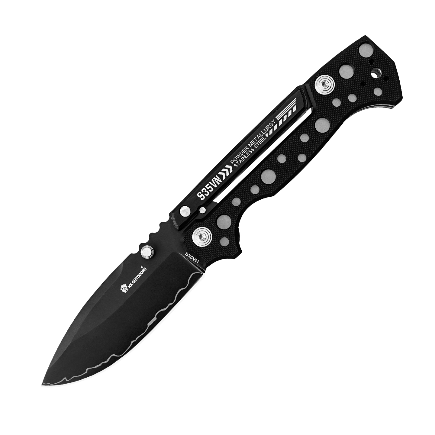 Zd Outdoor Camping - Hx Outdoors S35VN Folding Knife,Premium Camping