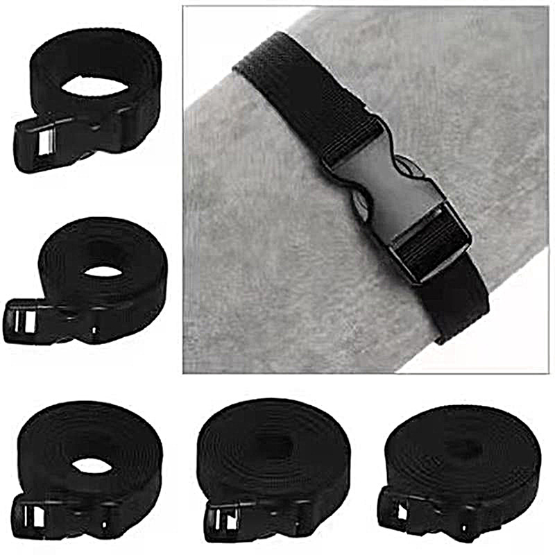 Outdoor Camping Kit - 1PC Travel Tied Black Durable Nylon