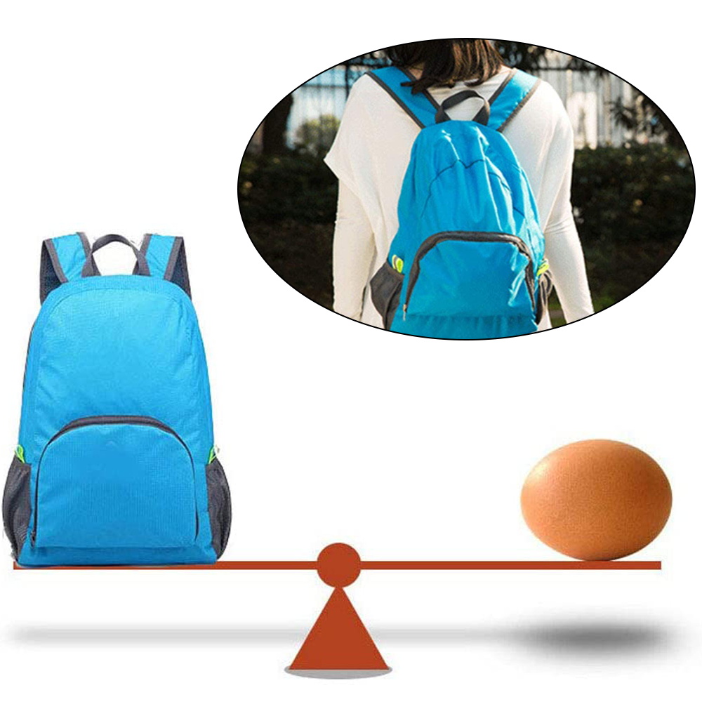 Zd Outdoor Camping - Unisex Foldable Backpack Travel Bag Lightweight