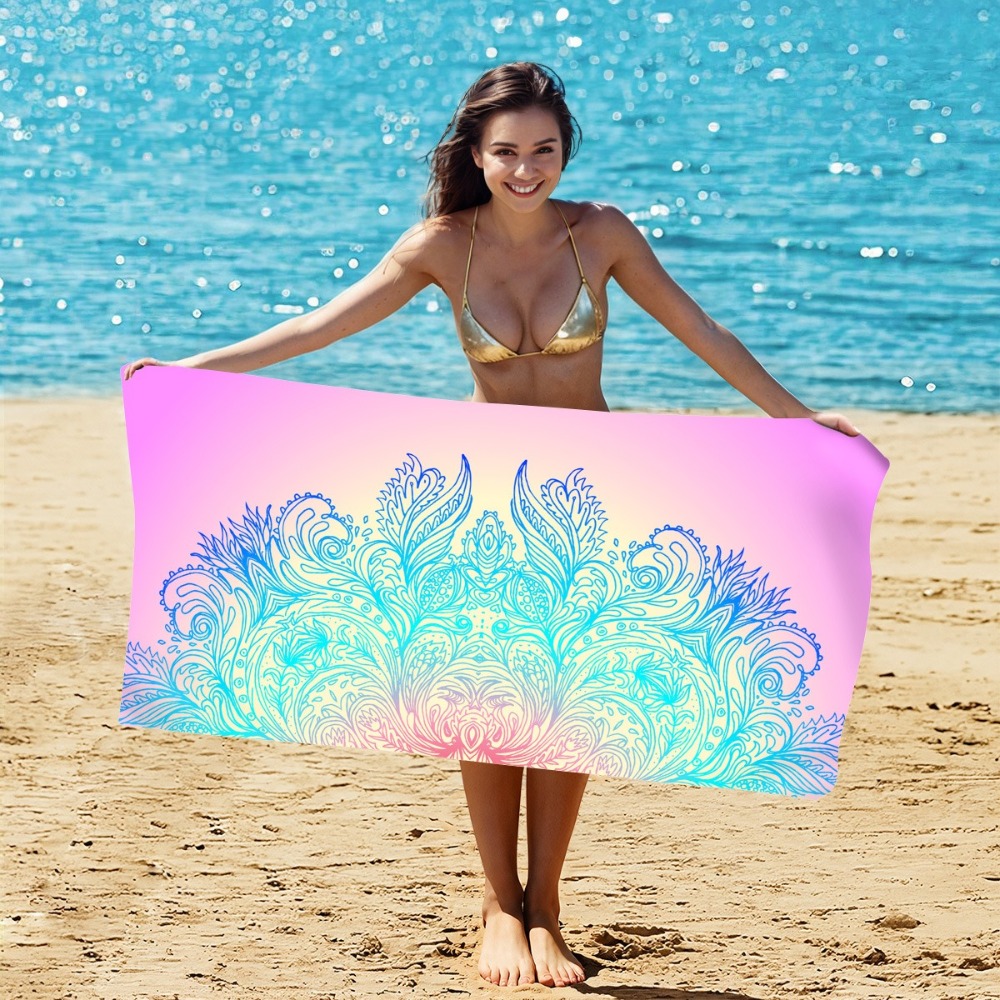 Outdoor Camping Blanket - Mysterious Pattern Beach Towel 80x160CM Fitness