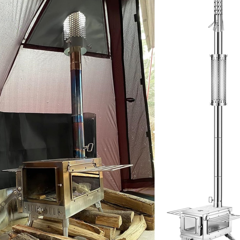 Camping Stove Pipe Stainless S - đánh giá và giá Outdoor Camping Stove Wood