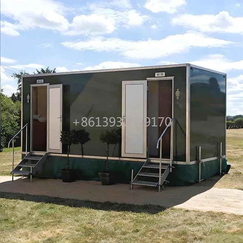 Mobile Toilet Trailer with Bas - đánh giá và giá Outdoor Camping Trailer