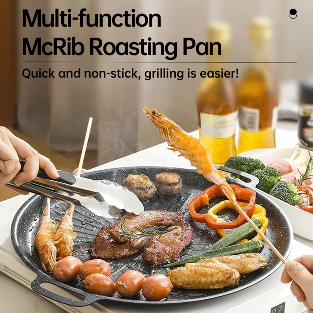 34CM Outdoor BBQ Grill Pan Non - đánh giá và giá Kitchen Outdoor Camping