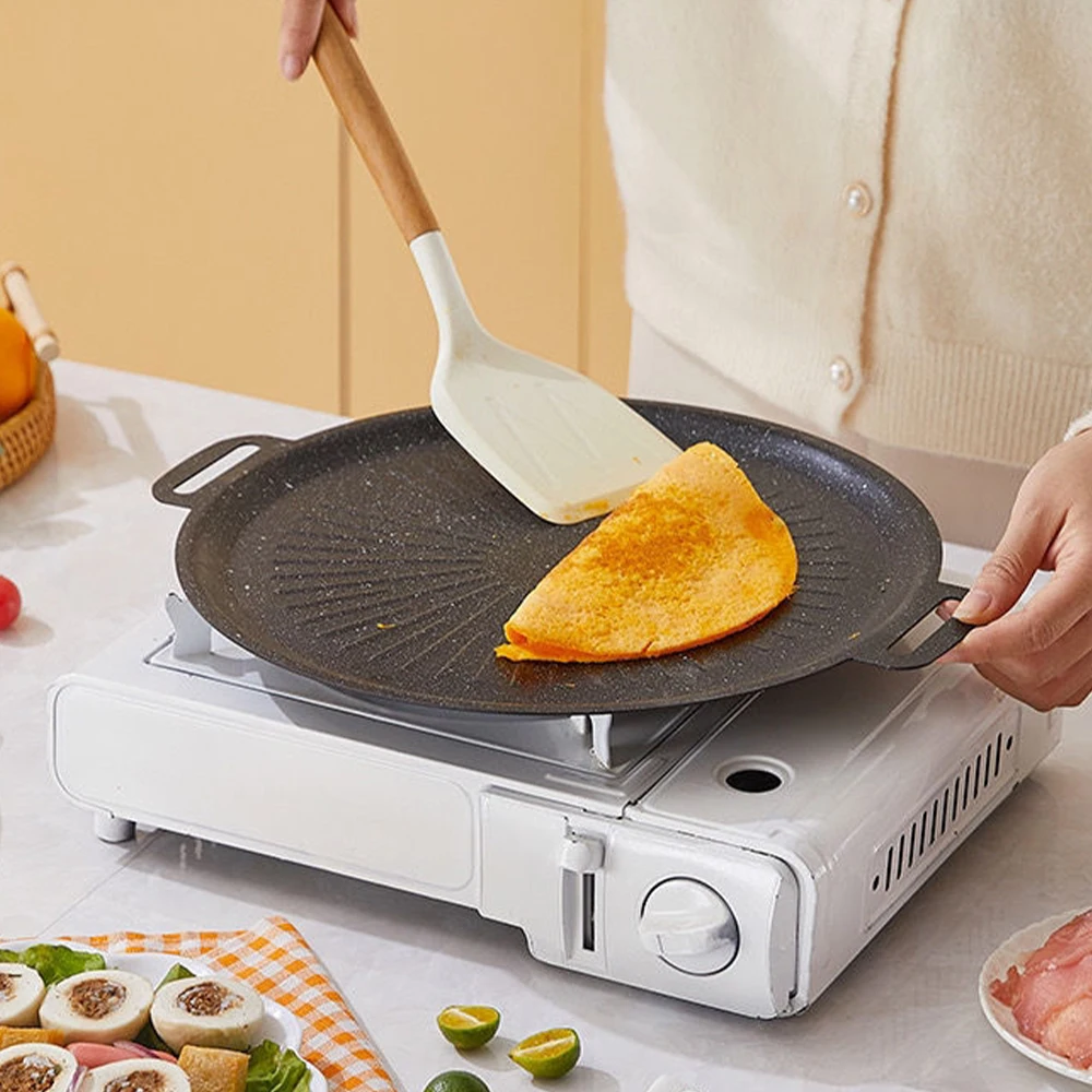 34CM Outdoor BBQ Grill Pan Non - đánh giá và giá Kitchen Outdoor Camping