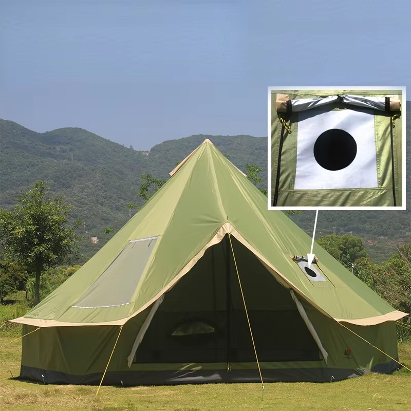【Hot】6-10Persons Glaming Luxur - đánh giá và giá Outdoor Yurt Camping