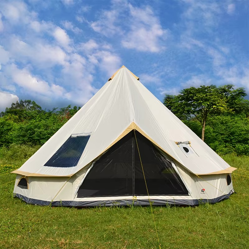 【Hot】6-10Persons Glaming Luxur - đánh giá và giá Outdoor Yurt Camping
