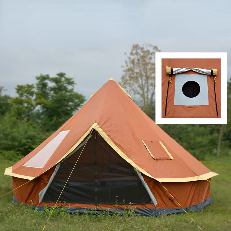 【Hot】6-10Persons Glaming Luxur - đánh giá và giá Outdoor Yurt Camping