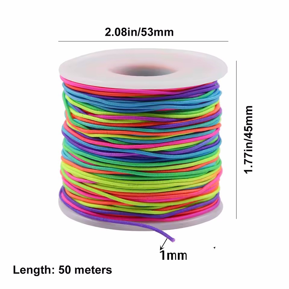 Rainbow Elastic Beading Cord,  - đánh giá và giá Paracord Bracelet