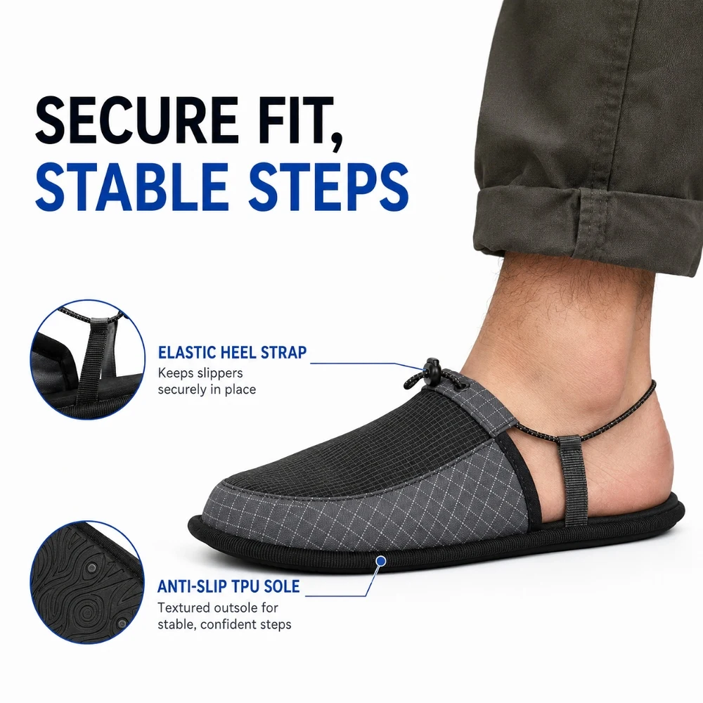 Portable Foldable Travel Slipp - đánh giá và giá Outdoor Camping Slippers