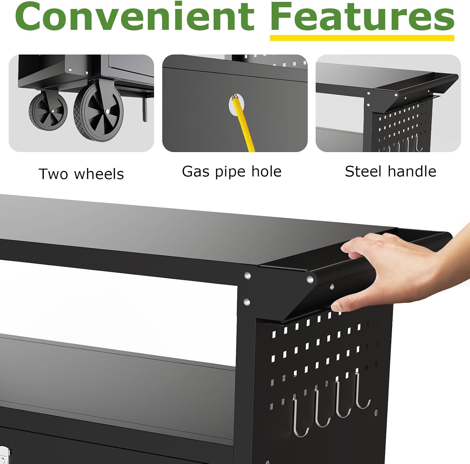 Outdoor Grill Cart Table With  - đánh giá và giá Kitchen Outdoor Camping