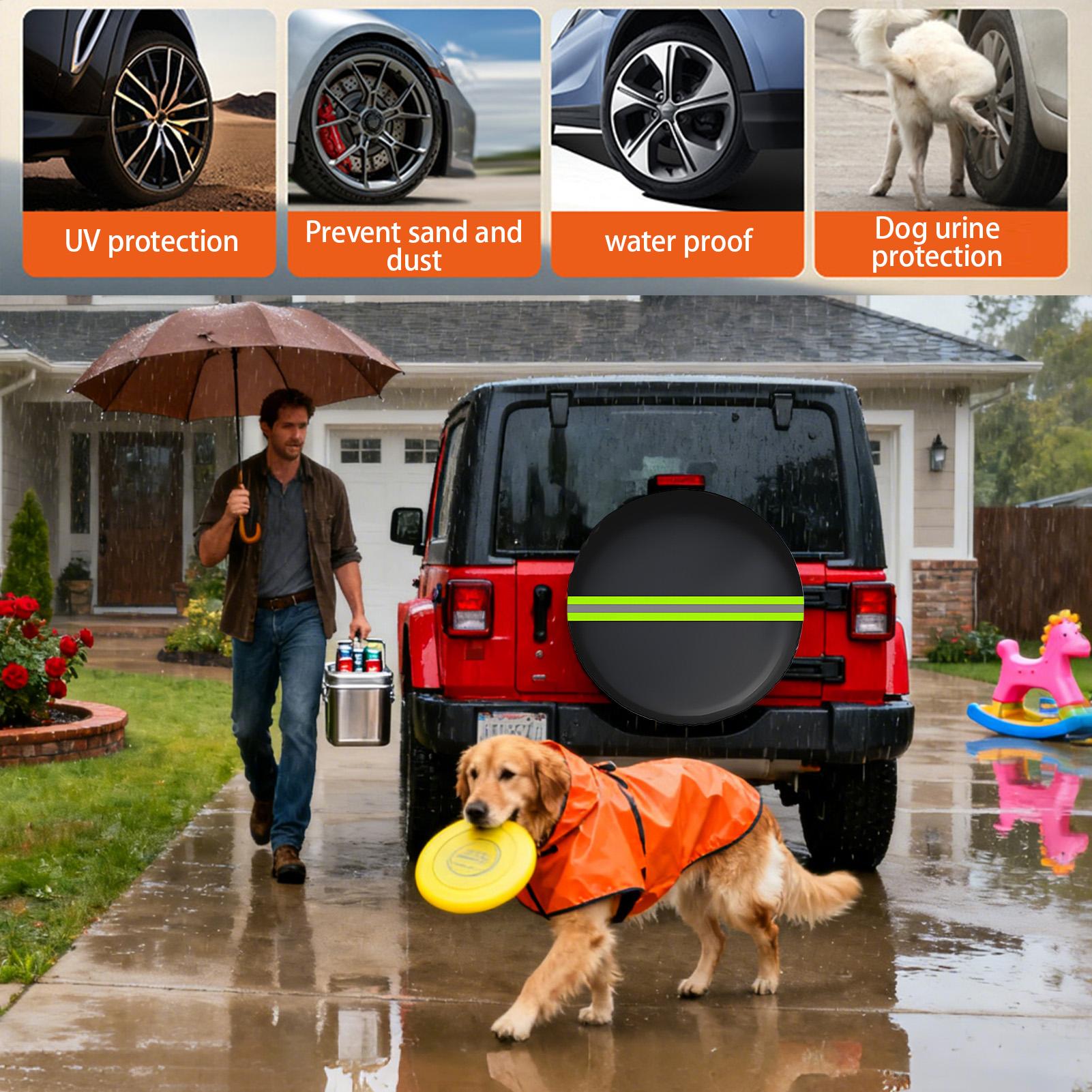 Wheel Covers Uv-Proof Trailer  - đánh giá và giá Outdoor Camping Trailer