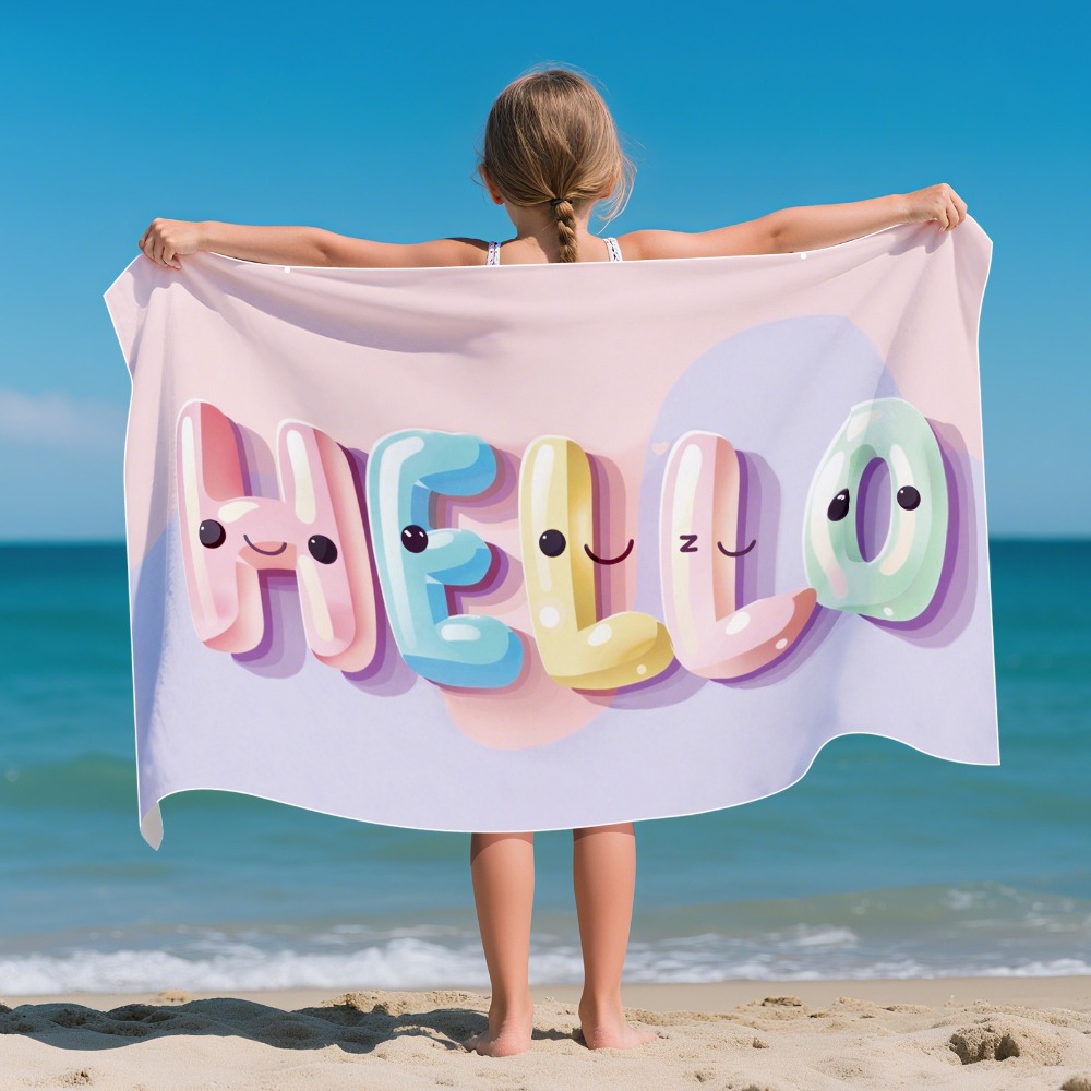 Cartoon Pattern Beach Towel Ki - đánh giá và giá Outdoor Camping Blanket