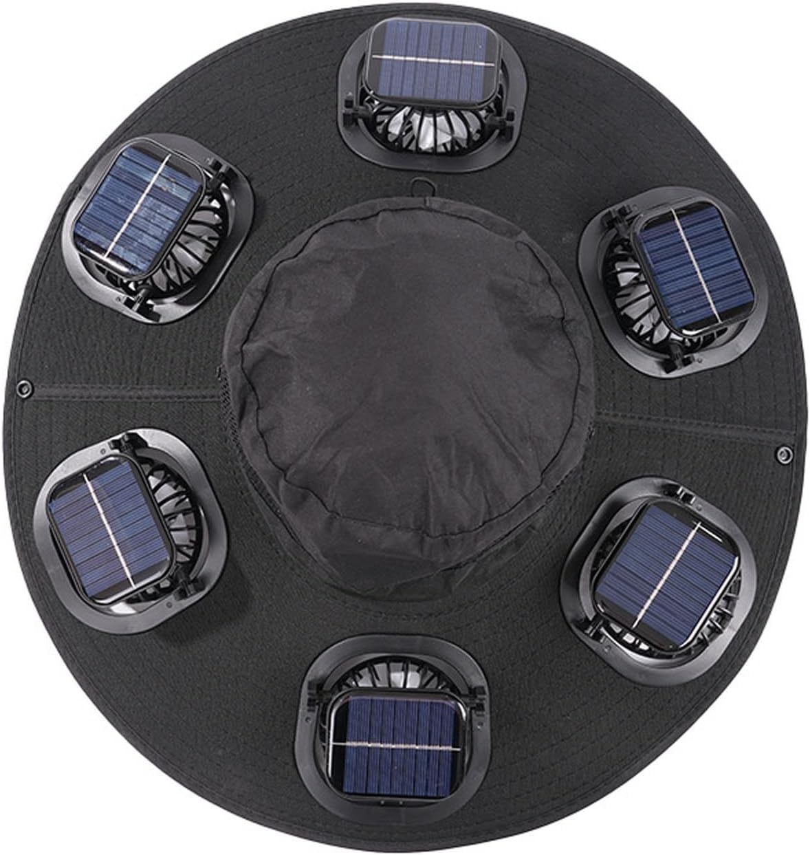 Hot 6 Fans Solar Fan Hat Breat - đánh giá và giá Outdoor Camping Ventilator