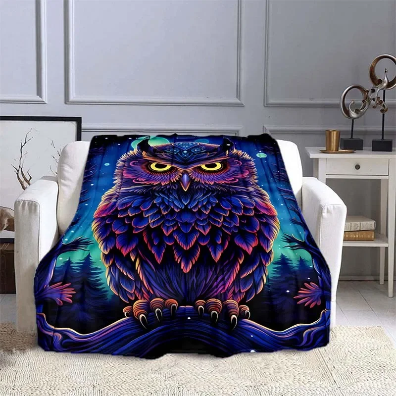 10 Sizes Owl Pattern Blanket W - đánh giá và giá Outdoor Camping Heated Blanket