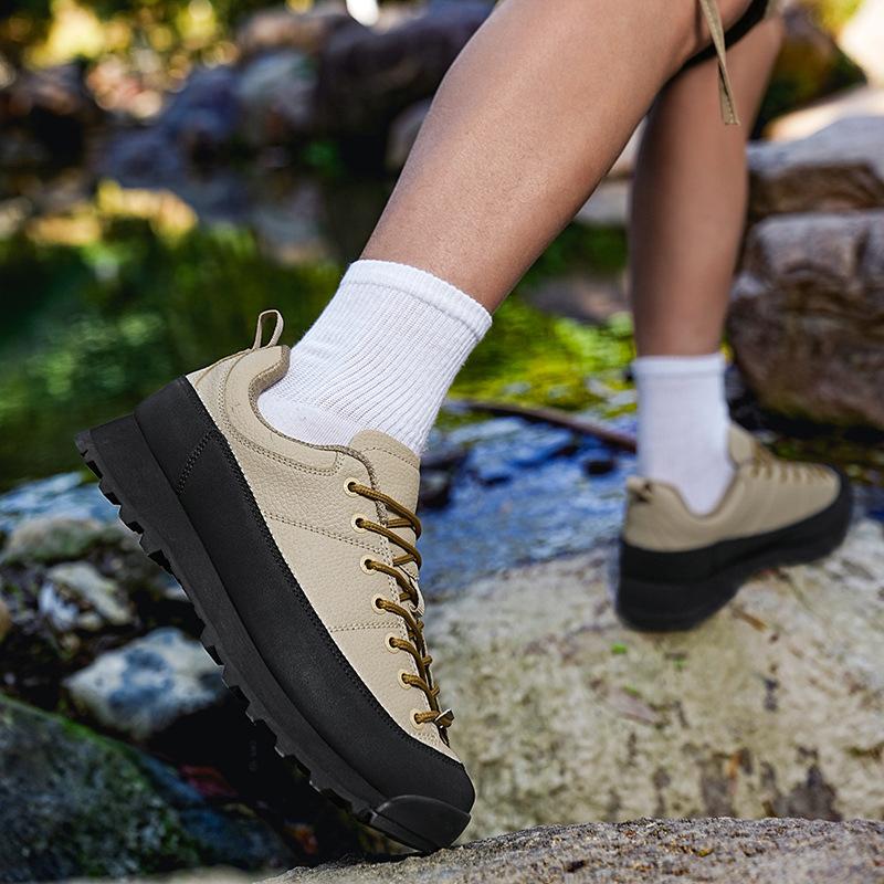 Trendy Leather Shoes Hiking Me - đánh giá và giá Urban Outdoor Camping