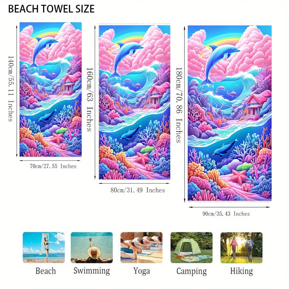 27.5x55inch Blue Ocean Jellyfi - đánh giá và giá Outdoor Camping Blanket