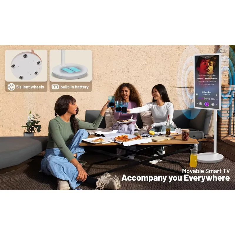24 Inch Portable Mobile TV Sma - đánh giá và giá Outdoor Camping Tv