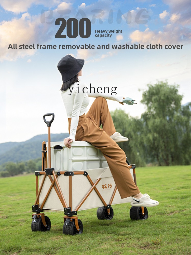 XL grazing camping cart foldin - đánh giá và giá Outdoor Camping Trailer