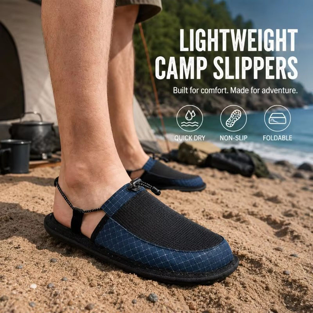 Foldable Quick Dry Water Slipp - đánh giá và giá Outdoor Camping Slippers