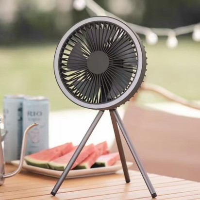 Portable Camping Fan with LED  - đánh giá và giá Outdoor Camping Ventilator
