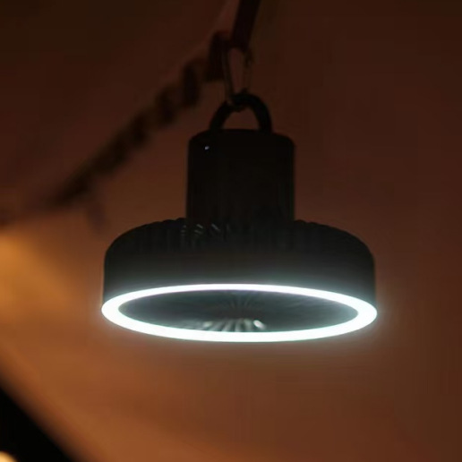Portable Camping Fan with LED  - đánh giá và giá Outdoor Camping Ventilator