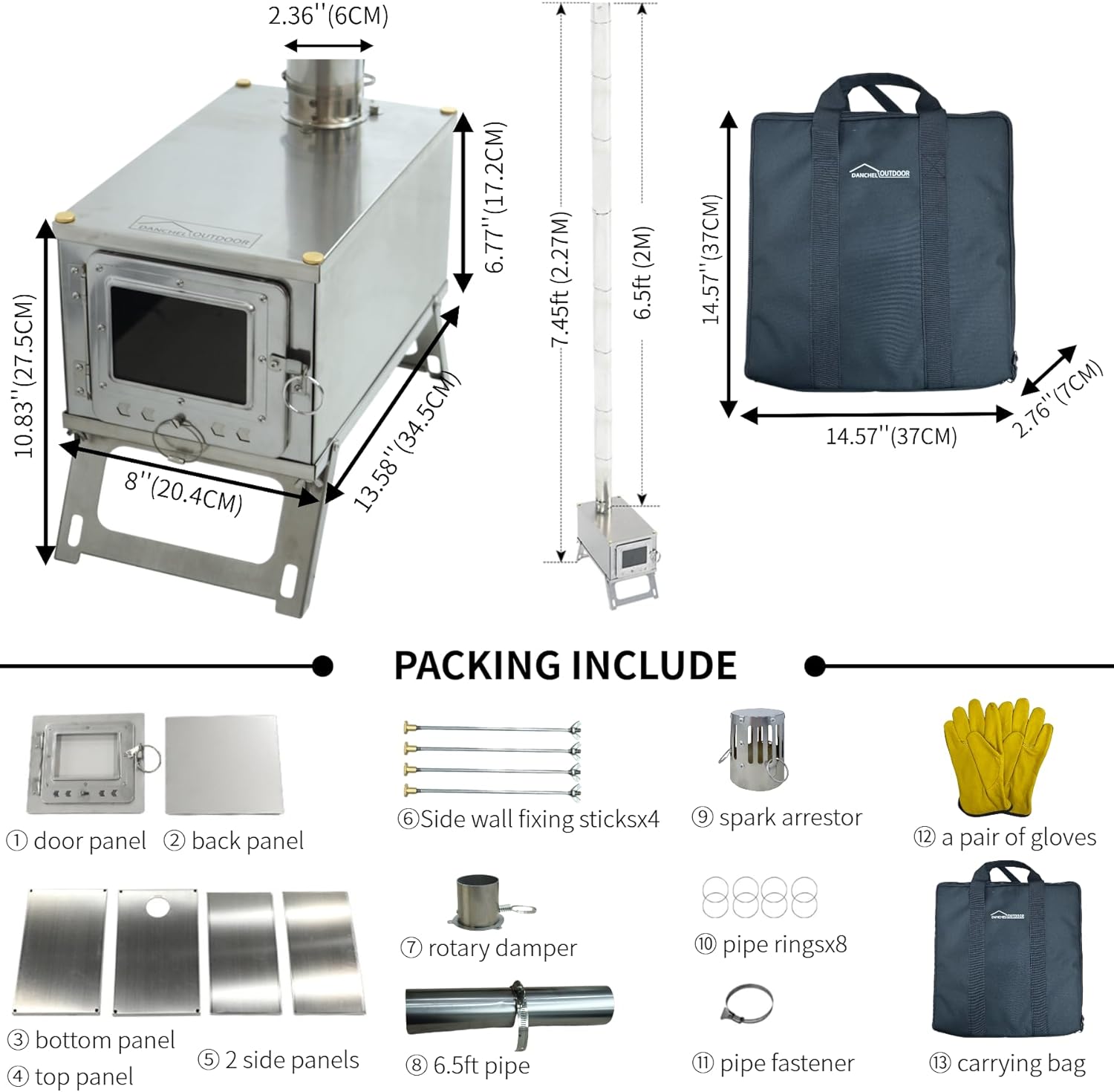 [New] Outdoor Stainless Steel  - đánh giá và giá Outdoor Camping Stove Wood