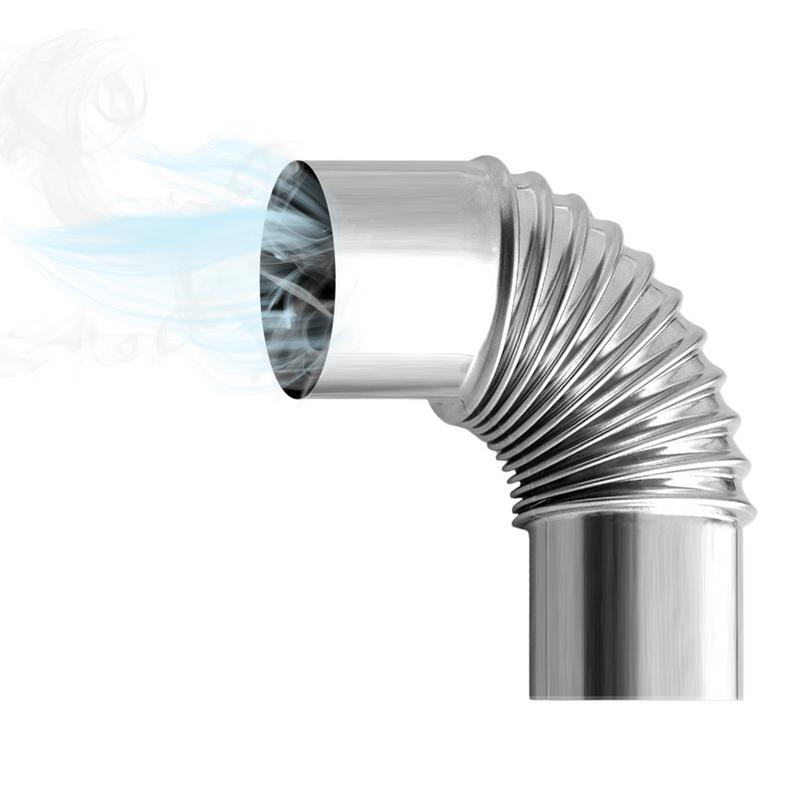 60/75mm Stainless Steel 90 Deg - đánh giá và giá Outdoor Camping Stove Wood