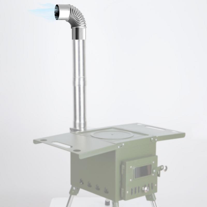 60/75mm Stainless Steel 90 Deg - đánh giá và giá Outdoor Camping Stove Wood