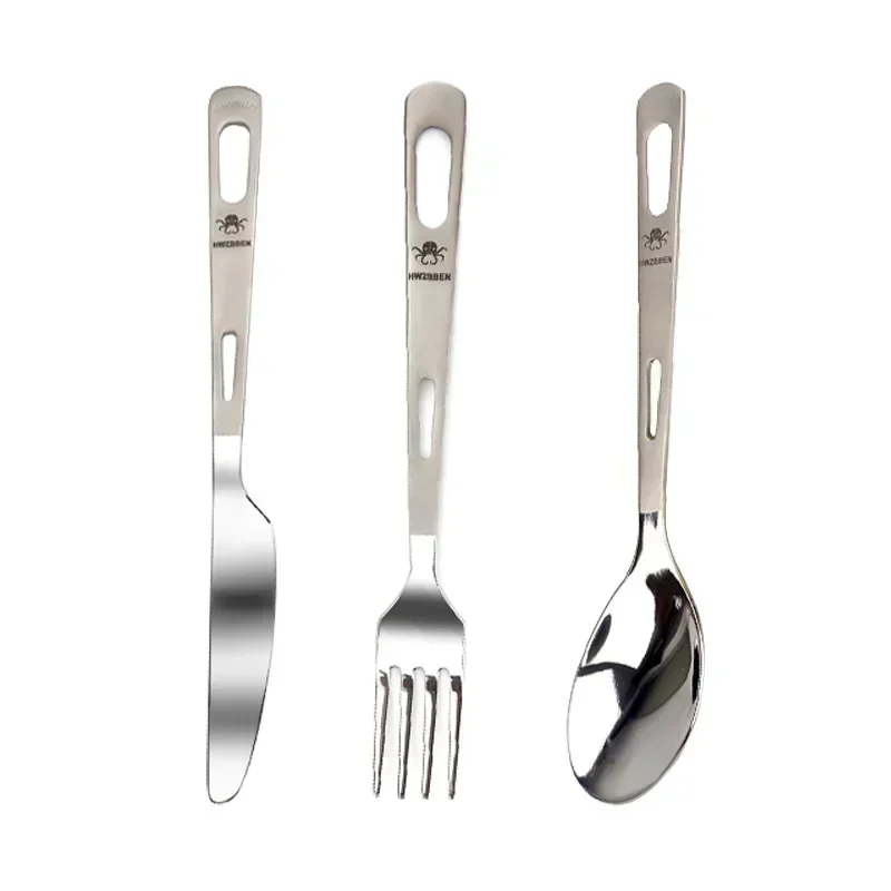 HWZBBEN Titanium Fork Spoon Kn - đánh giá và giá Kitchen Outdoor Camping