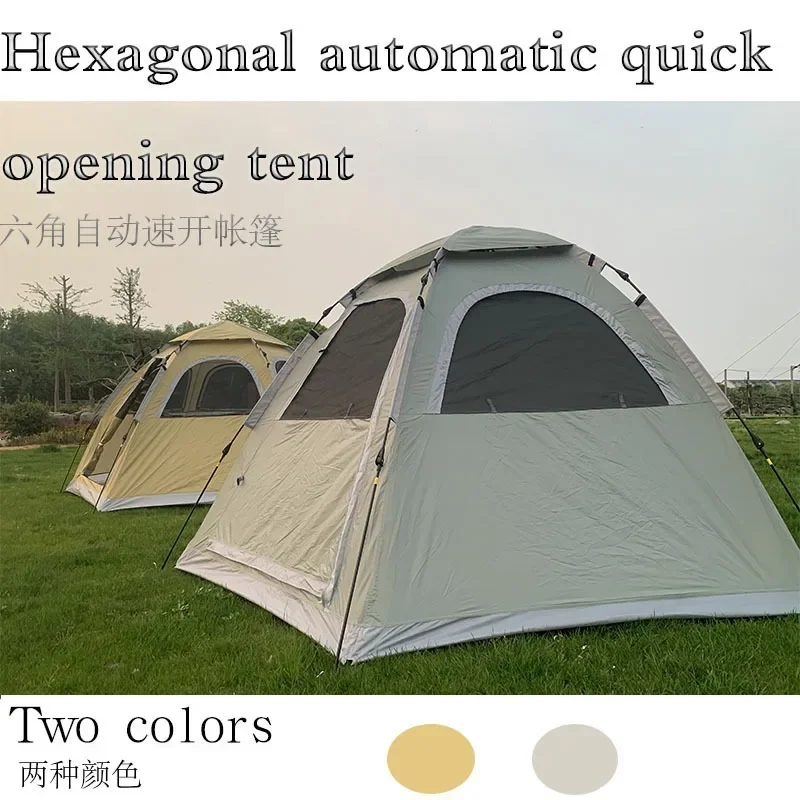 Portable double-layer picnic c - đánh giá và giá Outdoor Camping Tent Waterproof