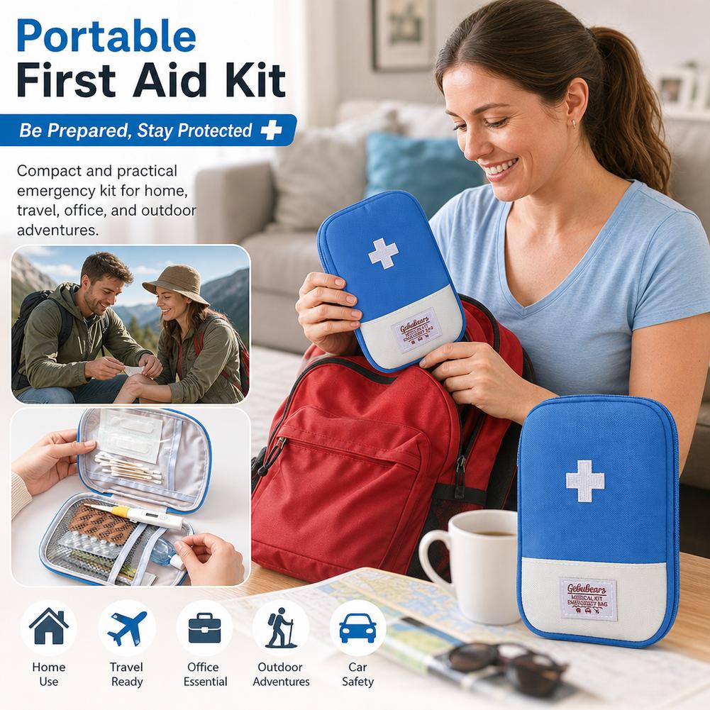 Large Capacity Portable First  - đánh giá và giá Outdoor Camping Kit