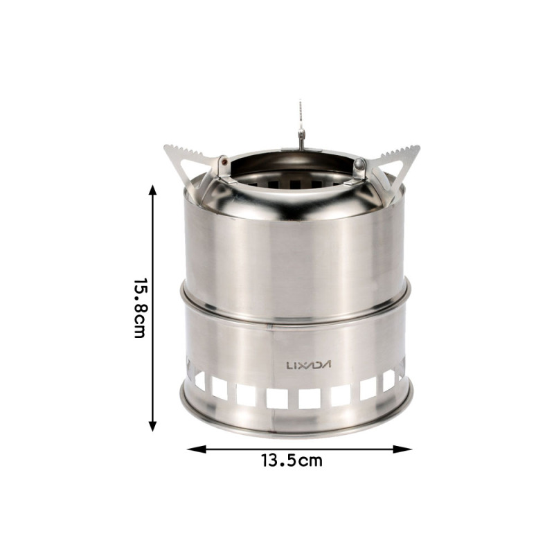 Lixada Stainless Steel Wood St - đánh giá và giá Outdoor Camping Stove Wood