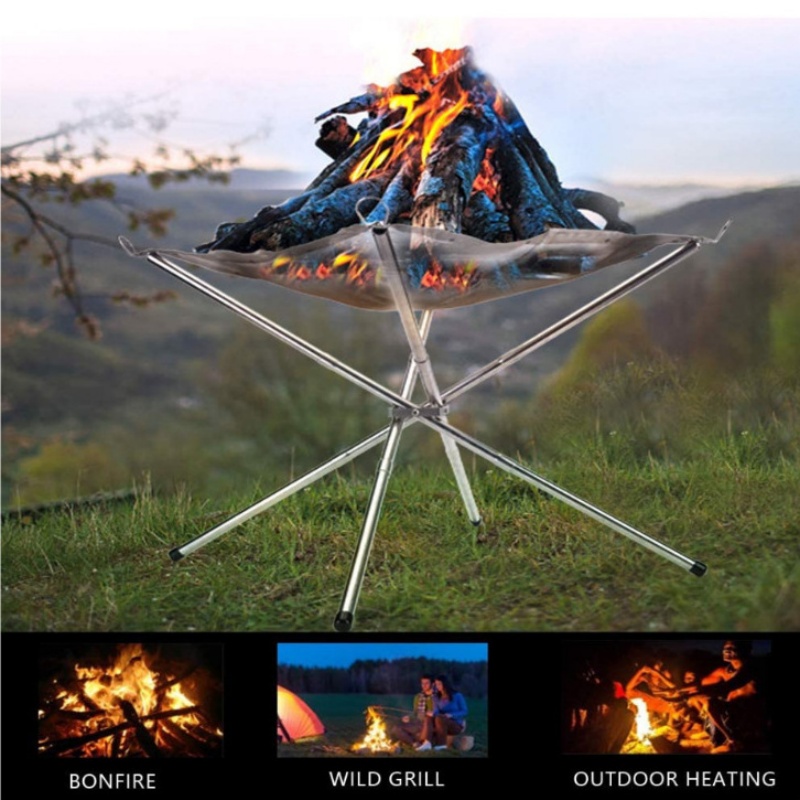 Outdoor BBQ Bonfire Rack Porta - đánh giá và giá Outdoor Camping Stove Wood