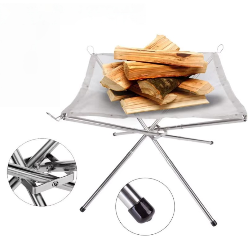 Outdoor BBQ Bonfire Rack Porta - đánh giá và giá Outdoor Camping Stove Wood
