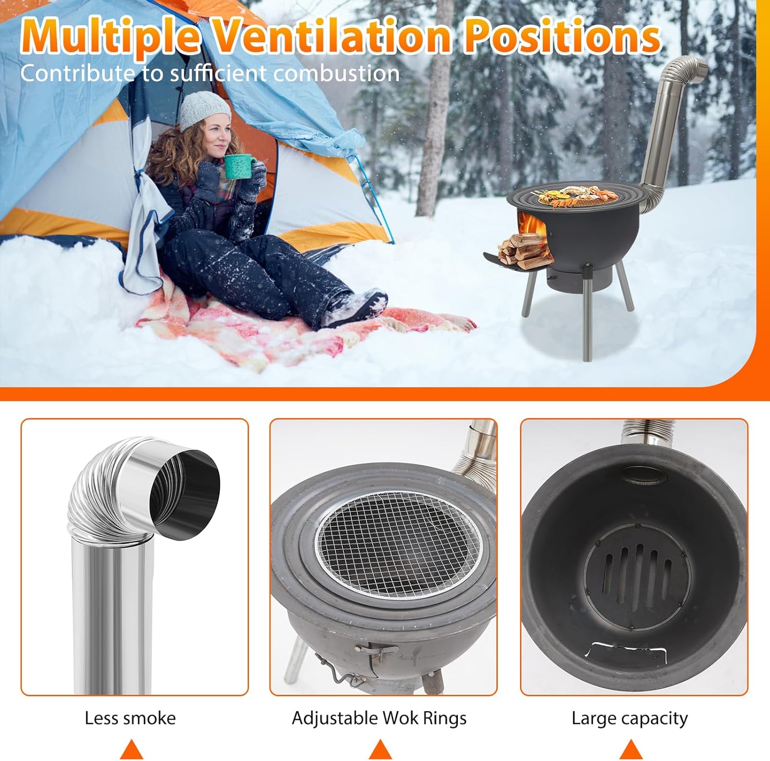 Portable Wood Burning Rocket S - đánh giá và giá Outdoor Camping Stove Wood
