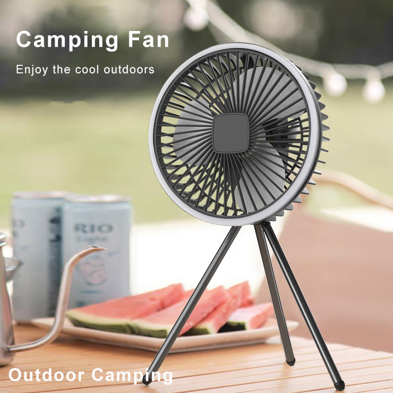 Portable Camping Fan 10000mAh  - đánh giá và giá Outdoor Camping Ventilator