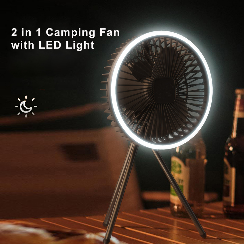 Portable Camping Fan 10000mAh  - đánh giá và giá Outdoor Camping Ventilator