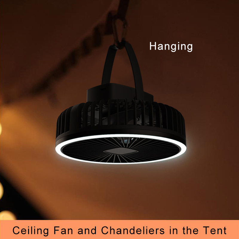 Portable Camping Fan 10000mAh  - đánh giá và giá Outdoor Camping Ventilator