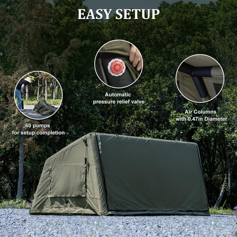 Outdoor Automatic Inflatable C - đánh giá và giá Outdoor Camping Tent Waterproof