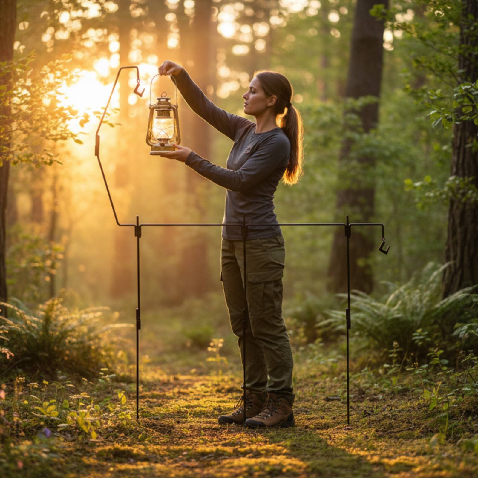 Camping Lantern Stand Easy to  - đánh giá và giá Kitchen Outdoor Camping