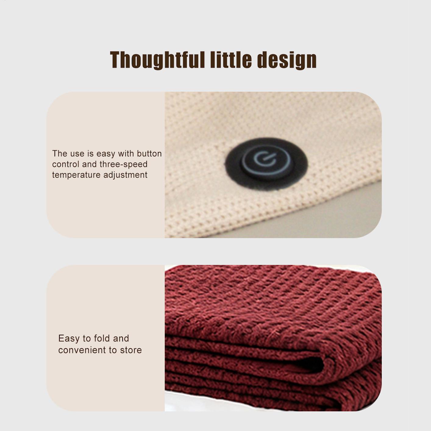Portable Heated Shawl 3 Levels - đánh giá và giá Outdoor Camping Heated Blanket
