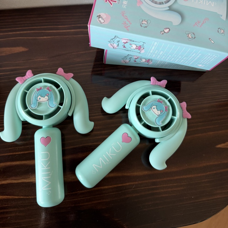 Hatsune Miku Mini Handheld Fan - đánh giá và giá Outdoor Camping Tv