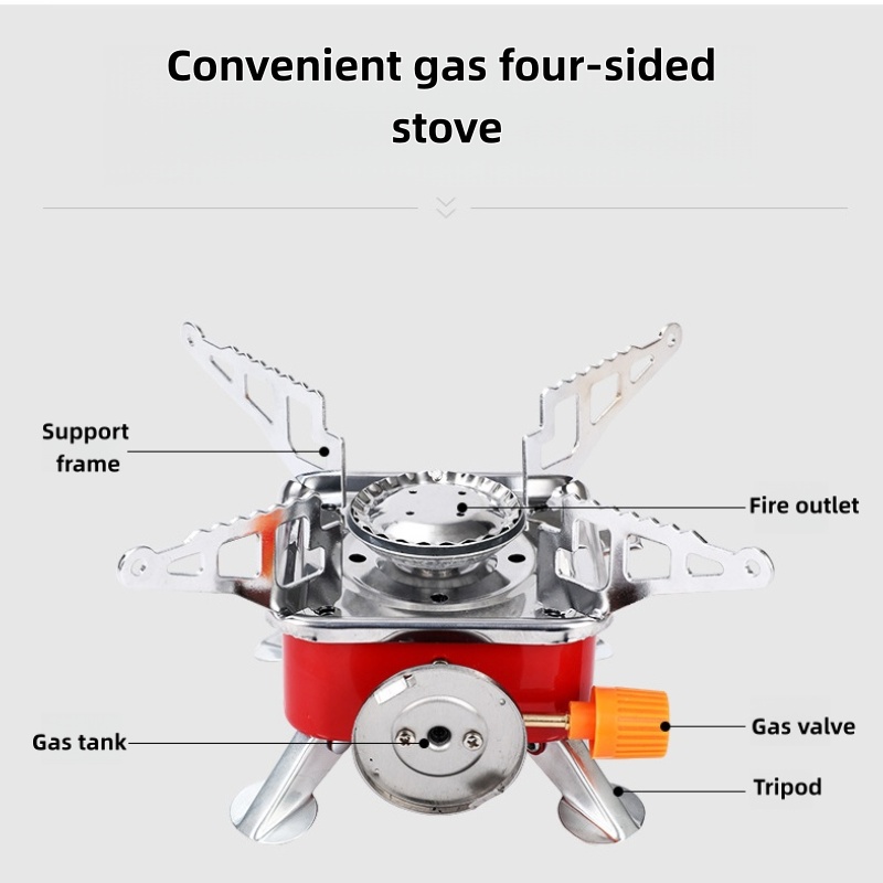 Outdoor Mini Square Stove Camp - đánh giá và giá Outdoor Gas Camping Oven