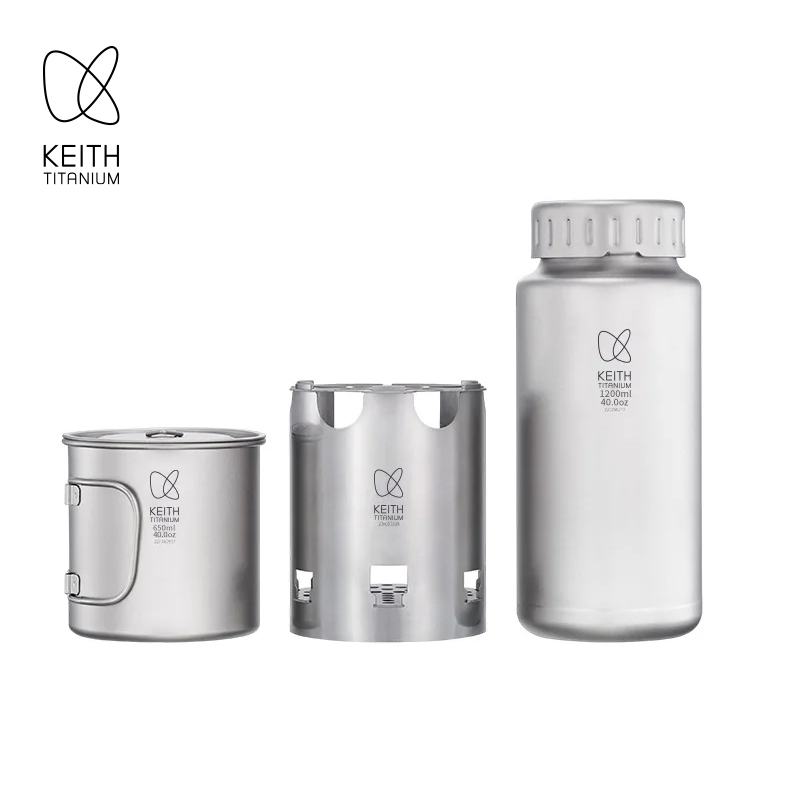 KEITH Pure Titanium Nesting Ca - đánh giá và giá Outdoor Camping Stove Wood