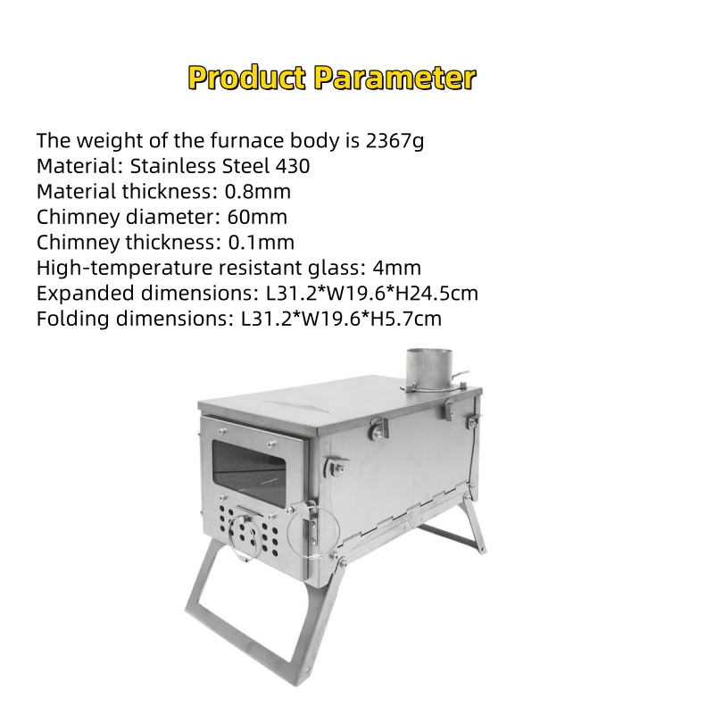 Folding Wood Stove, Stainless  - đánh giá và giá Outdoor Camping Stove Wood