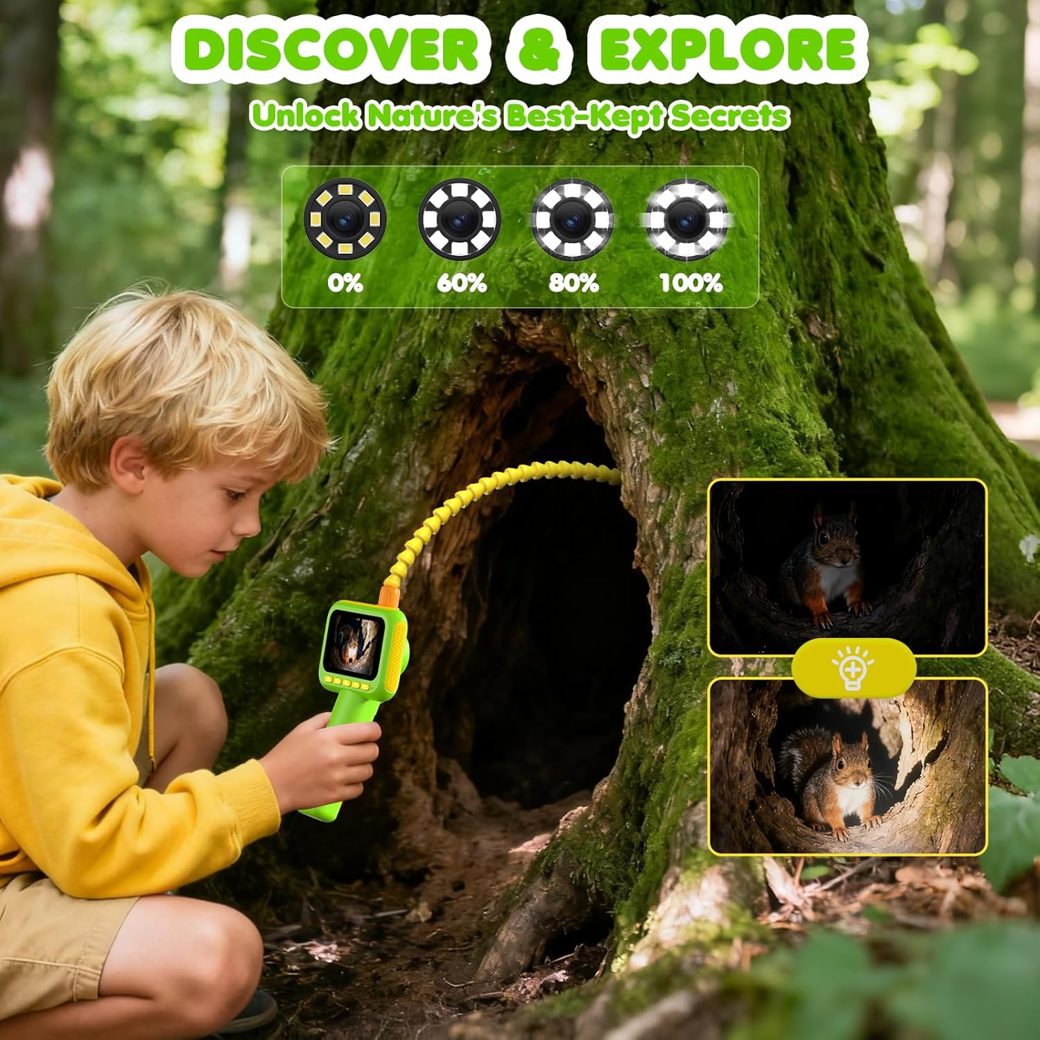 Endoscope for Kids, Borescope  - đánh giá và giá Outdoor Camping Kit