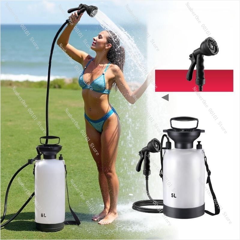 5-liter Portable Shower for Ou - đánh giá và giá Outdoor Camping Kit