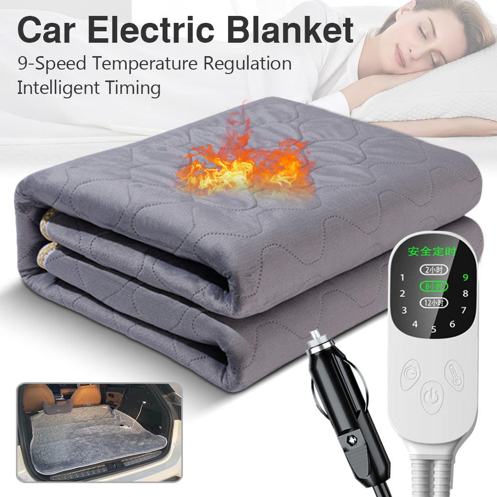 12V Cars Electric Blanket Heat - đánh giá và giá Outdoor Camping Heated Blanket