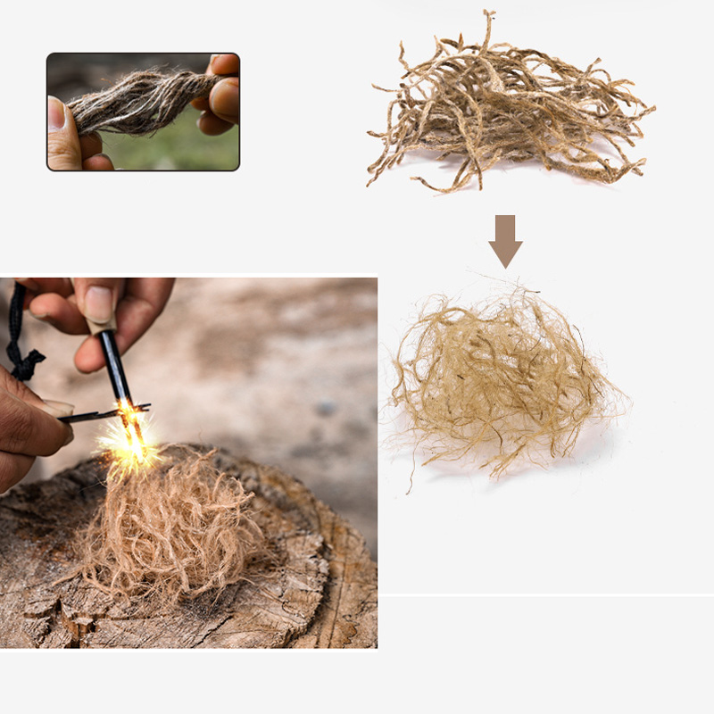 Outdoor Mini Wax Hemp Rope Por - đánh giá và giá Outdoor Camping Stove Wood